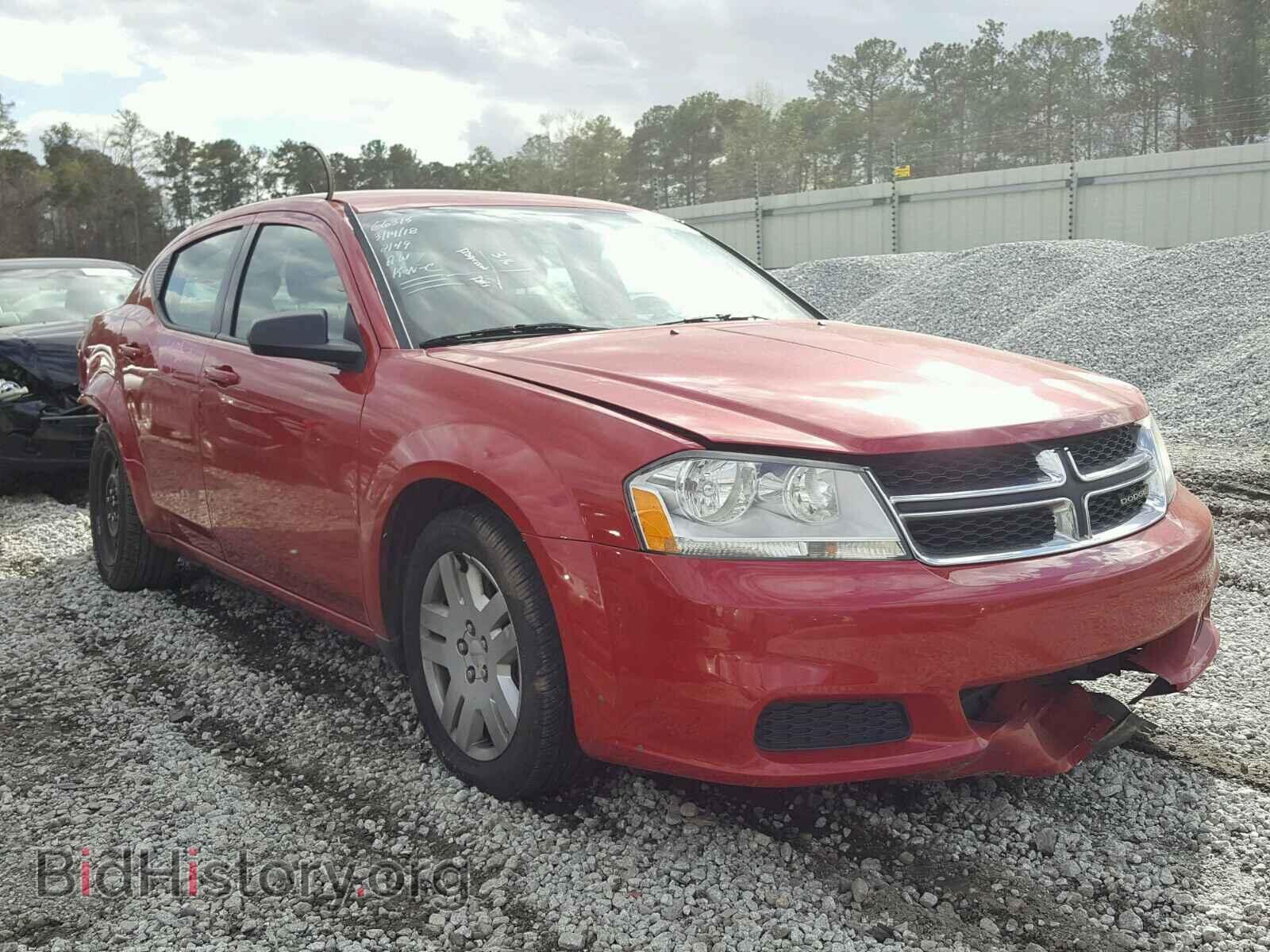 Photo 1C3CDZAB0DN652149 - DODGE AVENGER 2013