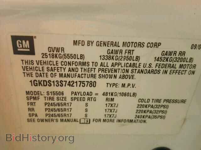 2004 GMC ENVOY - VIN: 1GKDS13S742175780 - Photo 10