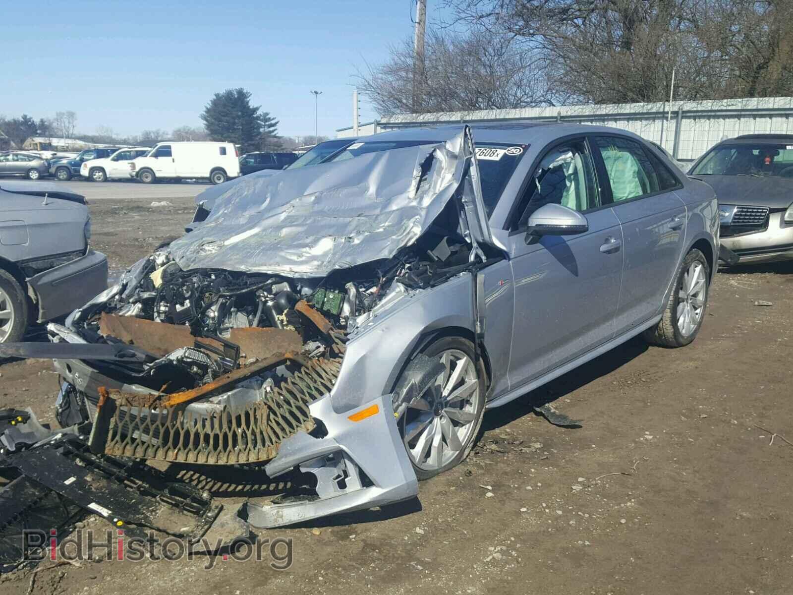 2018 AUDI A4 - VIN: WAUDNAF43JA016799 - Фото 2