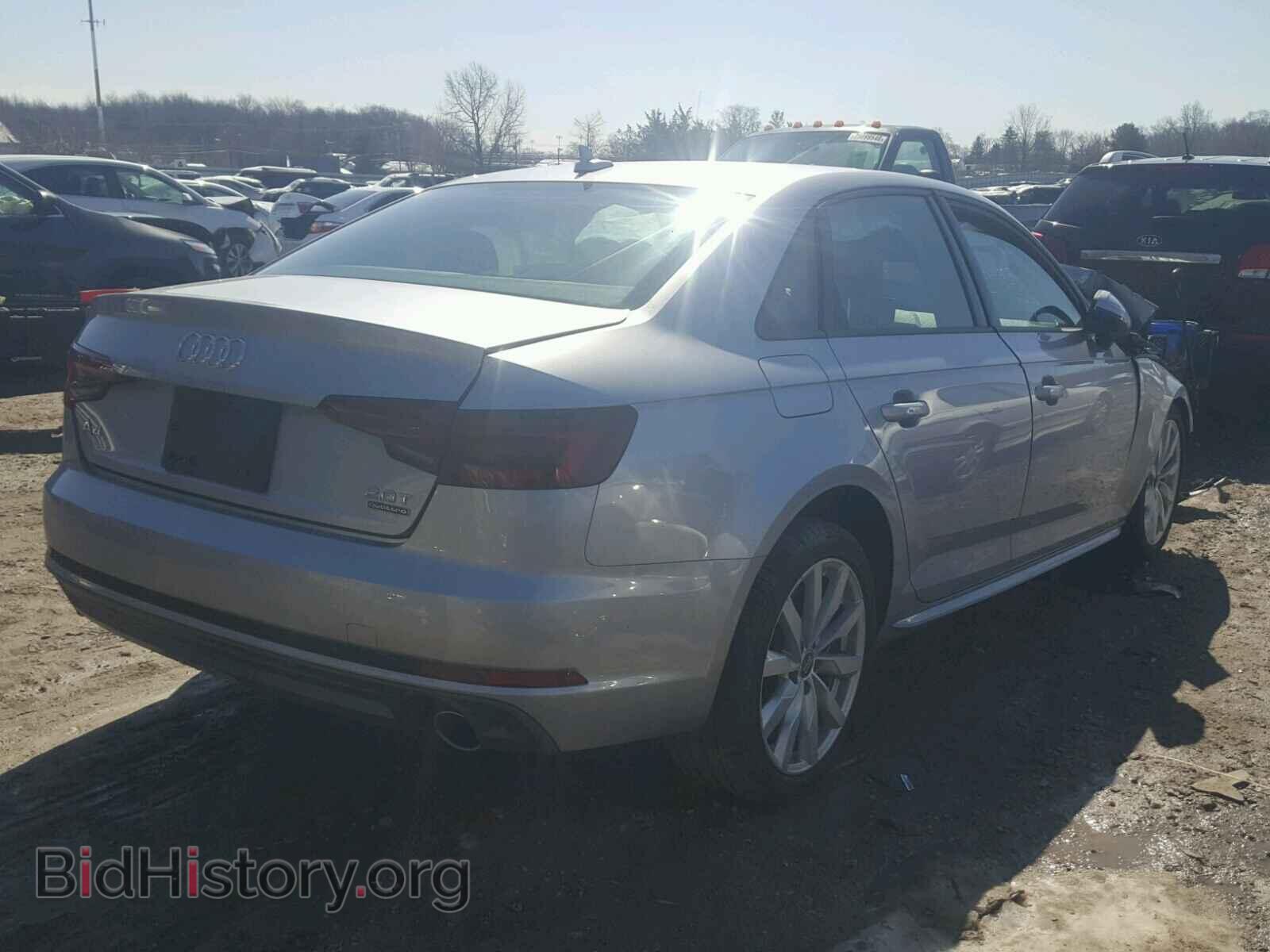 2018 AUDI A4 - VIN: WAUDNAF43JA016799 - Фото 4