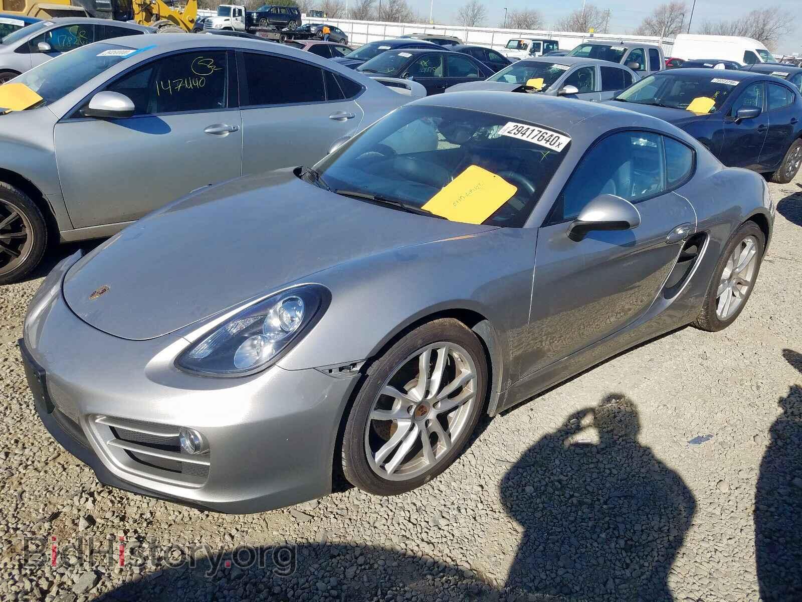 2014 PORSCHE CAYMAN - VIN: WP0AA2A85EK171355 - Фото 2