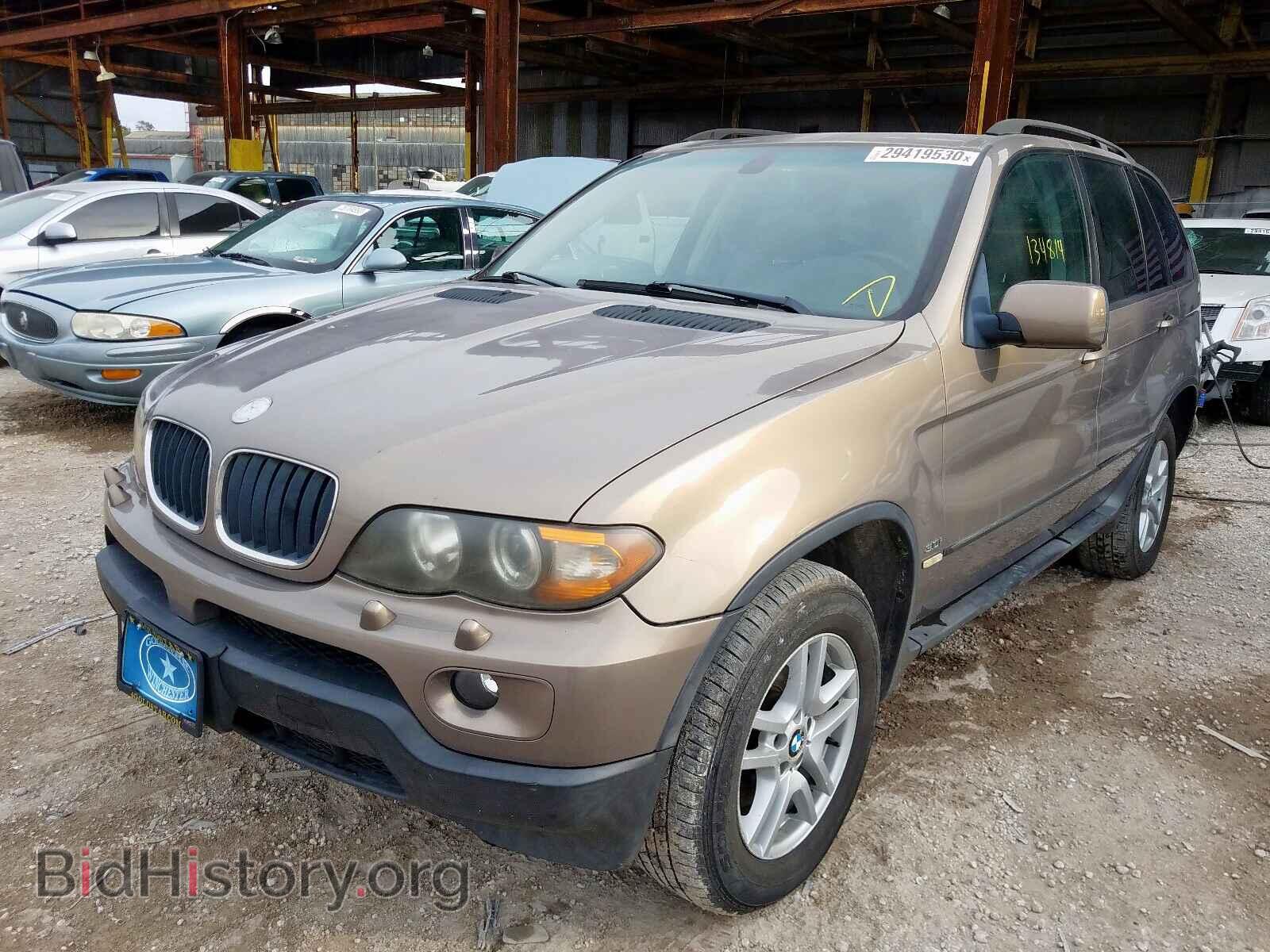 2006 BMW X5 - VIN: 5UXFA13576LY38200 - Фото 2