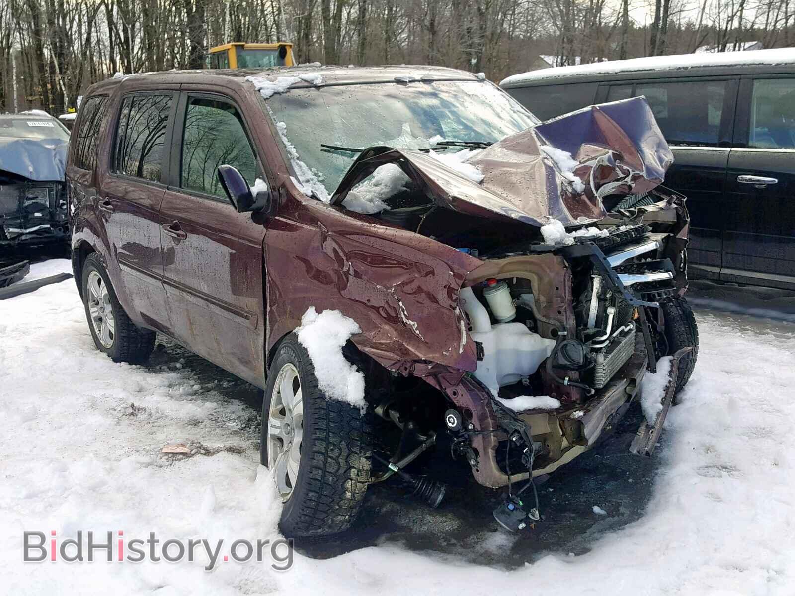 Photo 5FNYF4H58CB034864 - HONDA PILOT EXL 2012