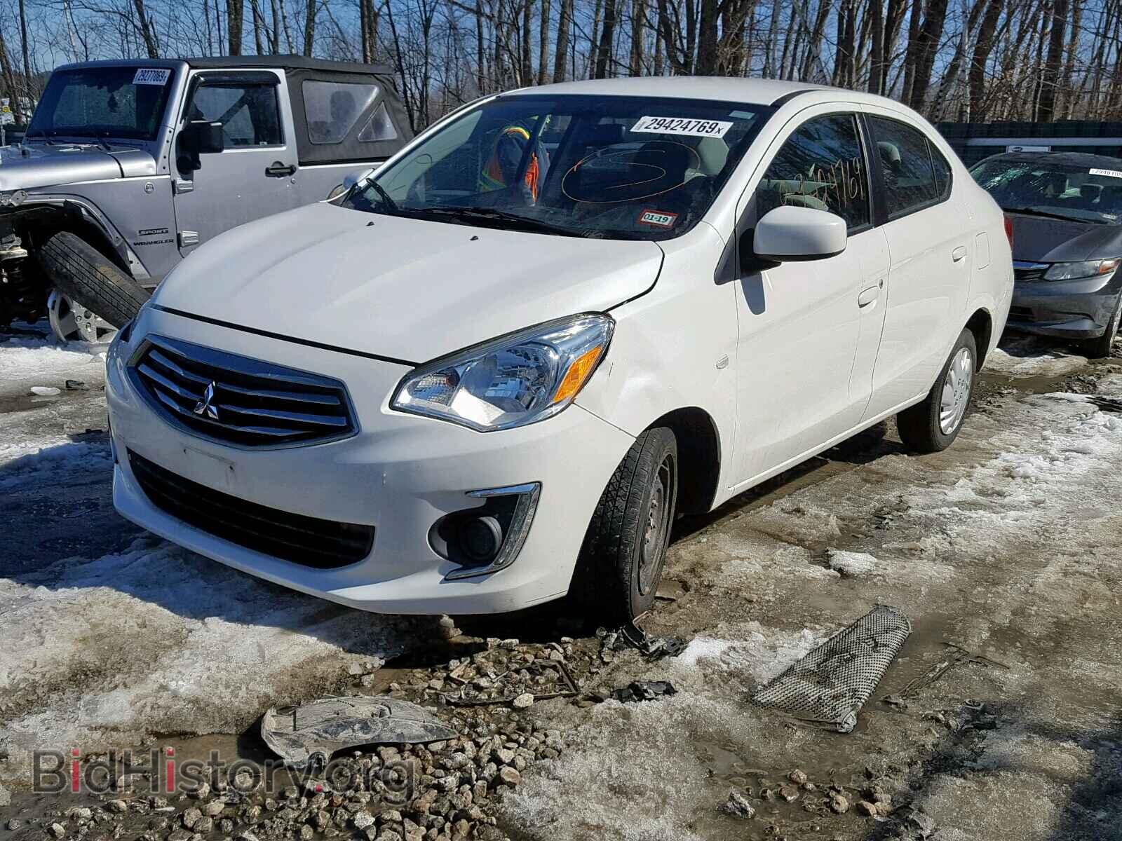 2017 MITSUBISHI MIRAGE - VIN: ML32F3FJ0HH001089 - Фото 2
