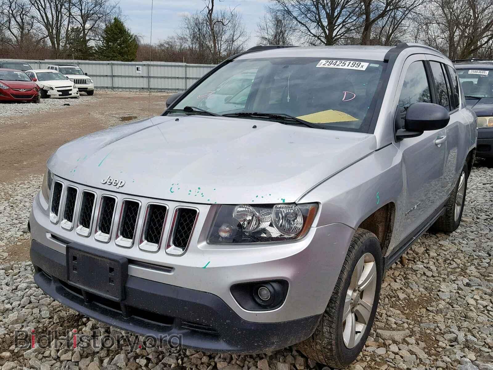 2014 JEEP COMPASS SP - VIN: 1C4NJDBB2ED536845 - Фото 2