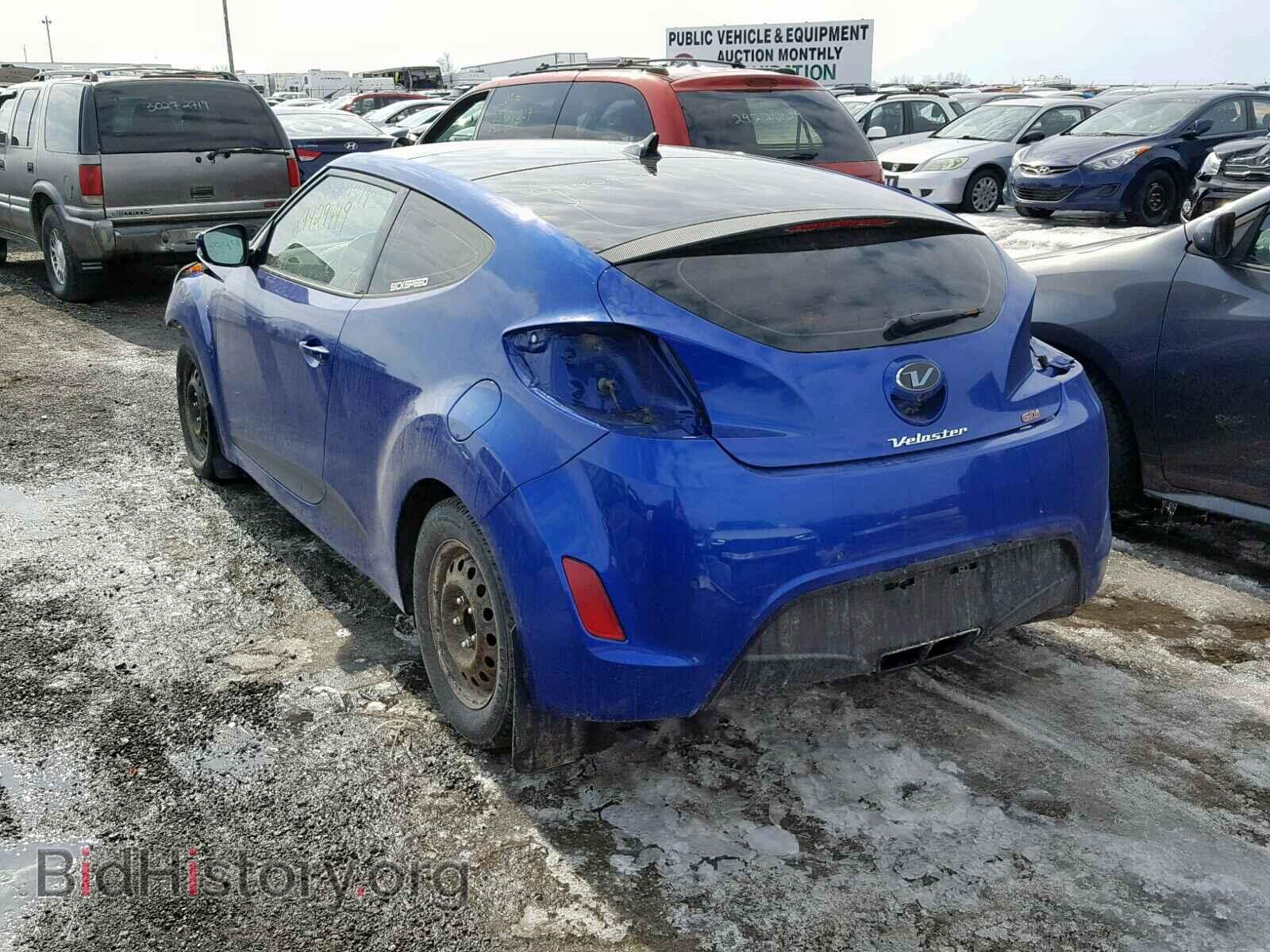 2014 HYUNDAI VELOSTER - VIN: KMHTC6AD4EU197873 - Фото 3