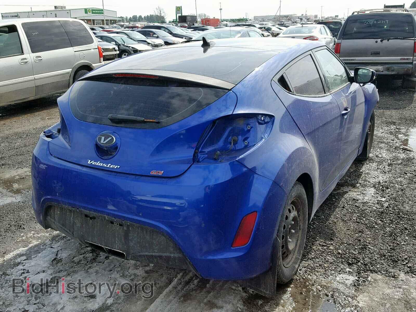 2014 HYUNDAI VELOSTER - VIN: KMHTC6AD4EU197873 - Фото 4
