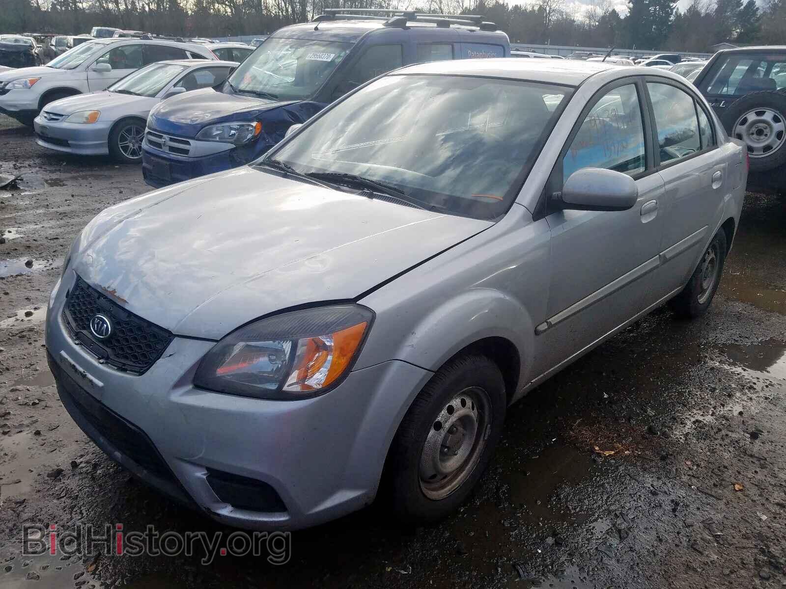 2011 KIA RIO BASE - VIN: KNADH4A32B6931834 - Фото 2