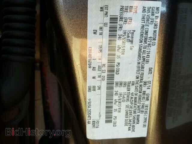2014 FORD FOCUS - VIN: 1FADP3E28EL362744 - Photo 10