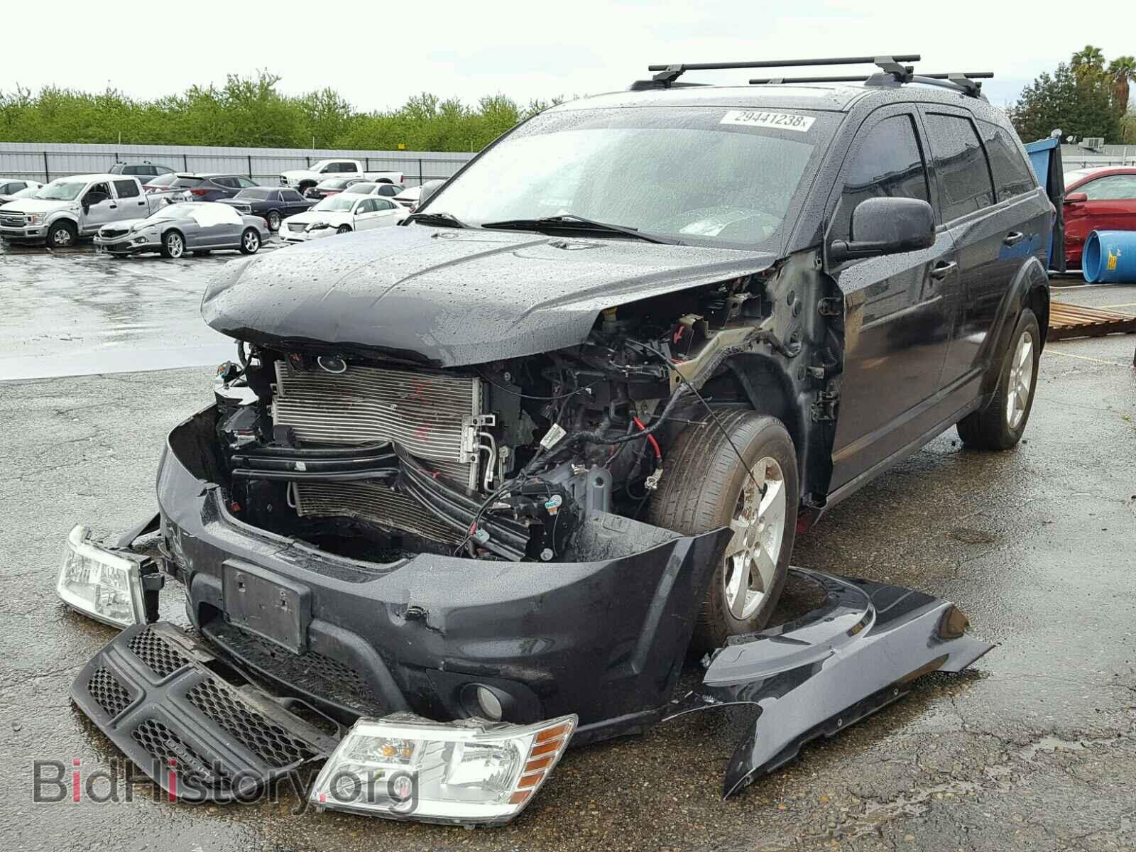 2012 DODGE JOURNEY - VIN: 3C4PDCBB6CT394856 - Фото 2