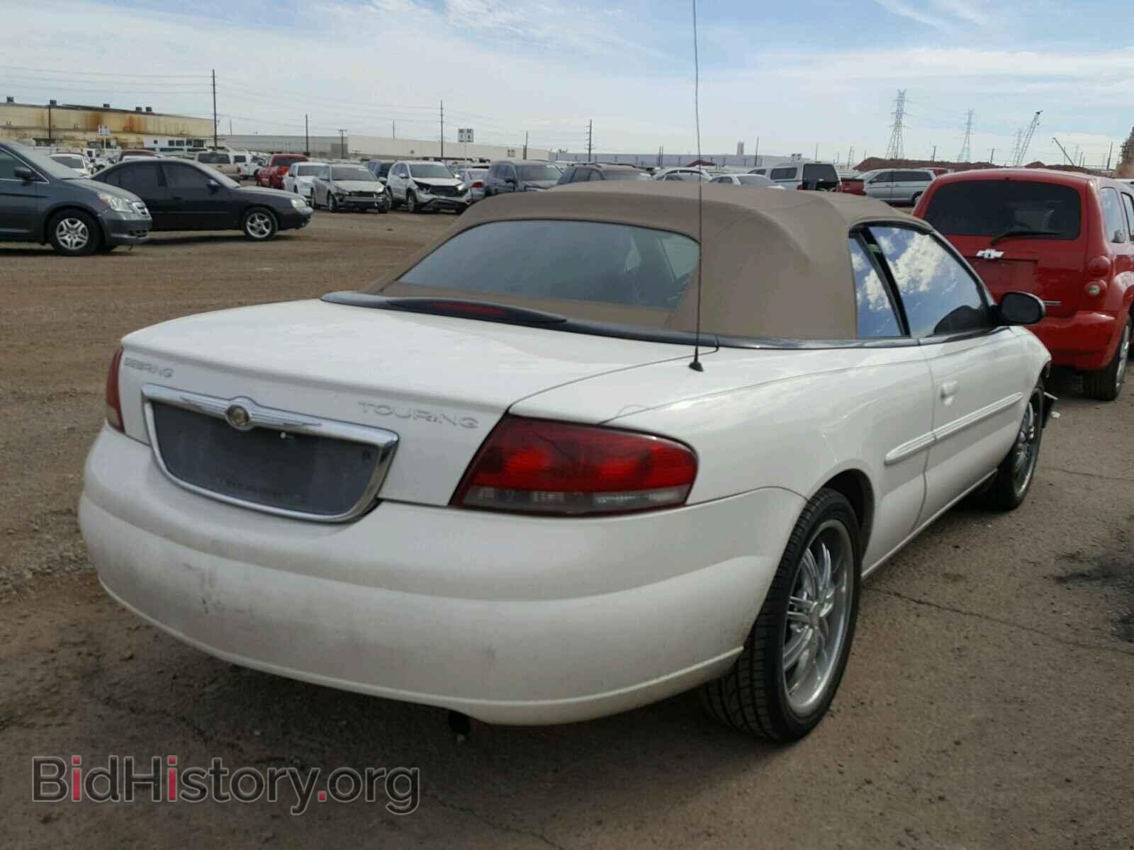 2004 CHRYSLER SEBRING - VIN: 1C3EL55R44N312305 - Фото 4