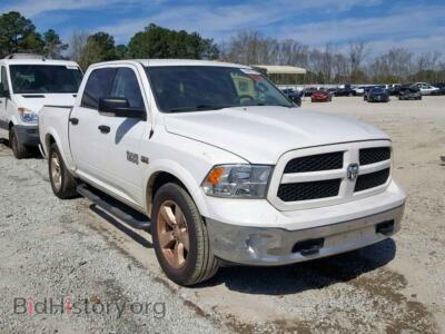2015 RAM 1500 SLT, белый — VIN 1C6RR6LT3FS640181, Copart