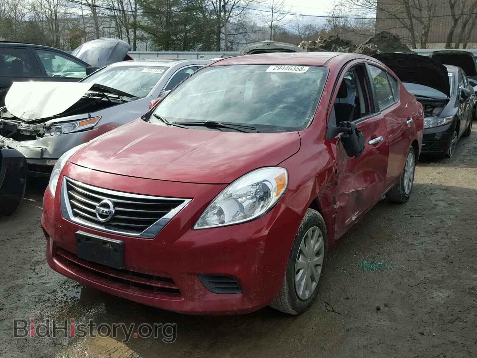2012 NISSAN VERSA - VIN: 3N1CN7AP0CL938061 - Фото 2