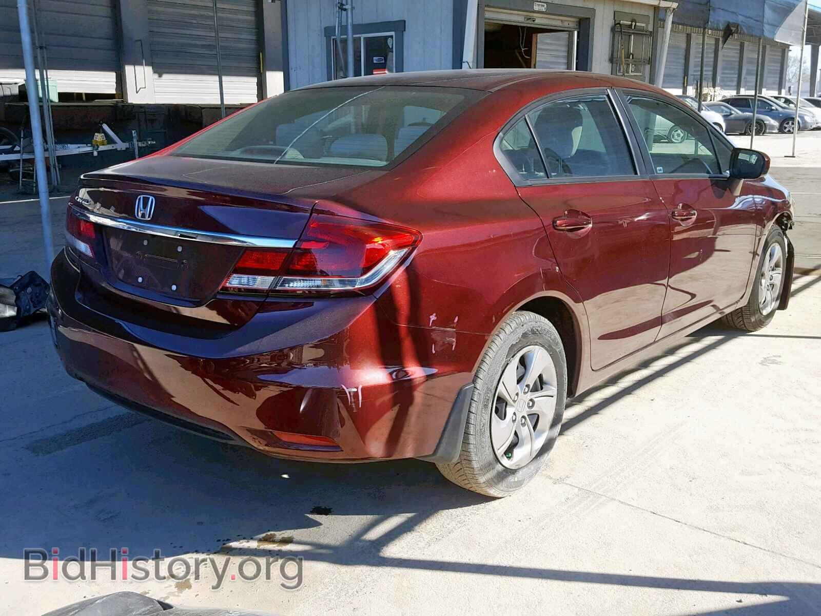 2014 HONDA CIVIC LX - VIN: 19XFB2F52EE223531 - Фото 4