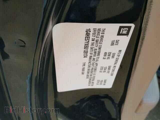 2006 BUICK LUCERNE - VIN: 1G4HE57YX6U128174 - Фото 10
