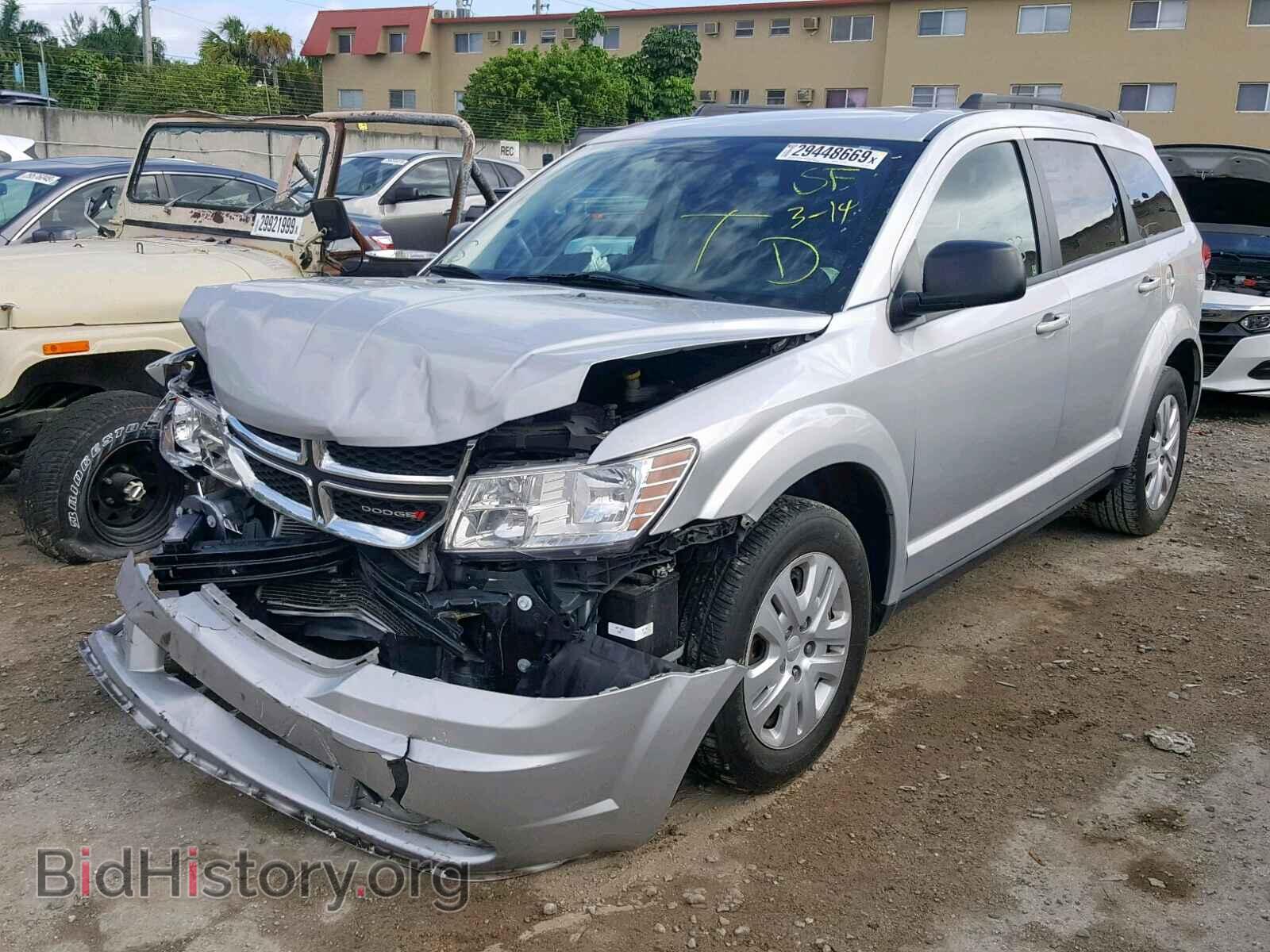 2014 DODGE JOURNEY SE - VIN: 3C4PDCAB3ET227472 - Фото 2