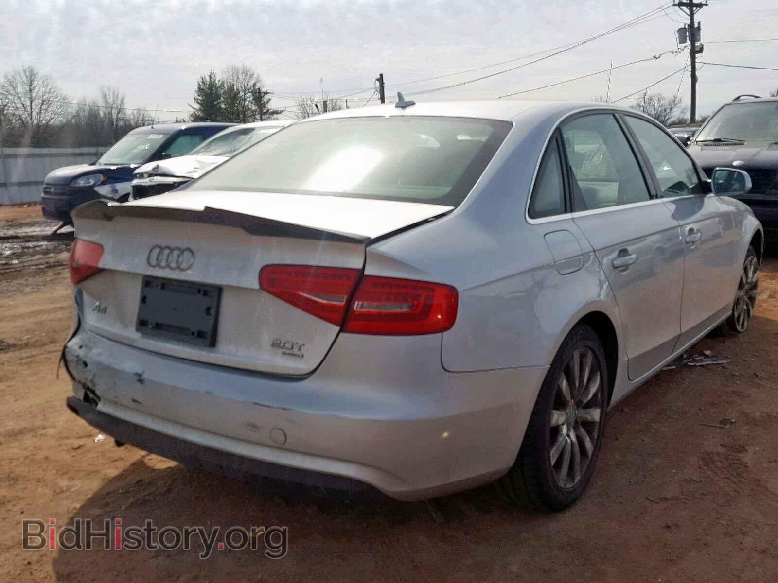 2013 AUDI A4 - VIN: WAUBFAFL3DN005973 - Photo 4