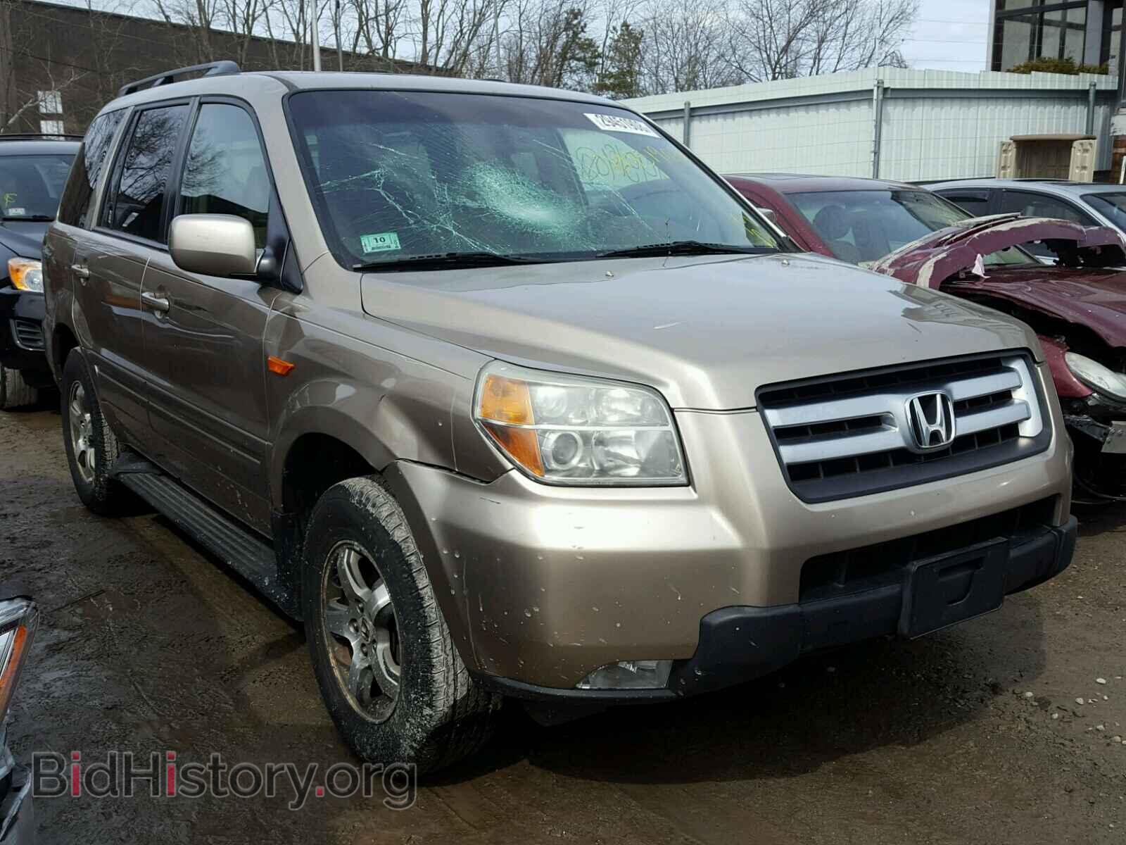 Фотография 2HKYF18596H516036 - HONDA PILOT 2006