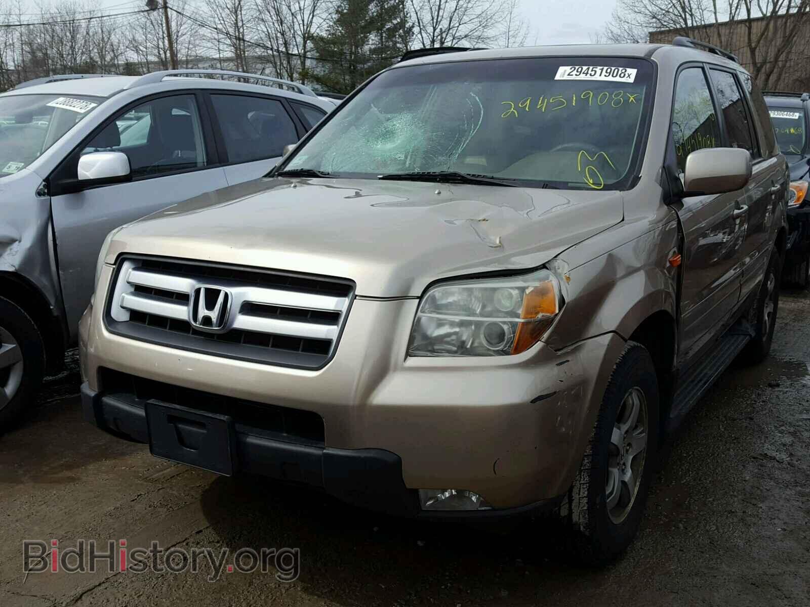 2006 HONDA PILOT - VIN: 2HKYF18596H516036 - Фото 2