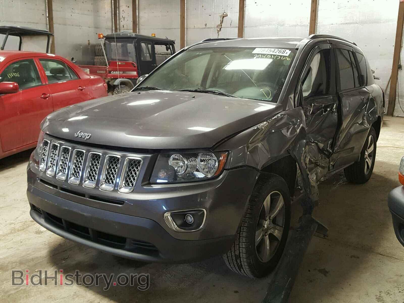 2016 JEEP COMPASS - VIN: 1C4NJDEB2GD795382 - Фото 2