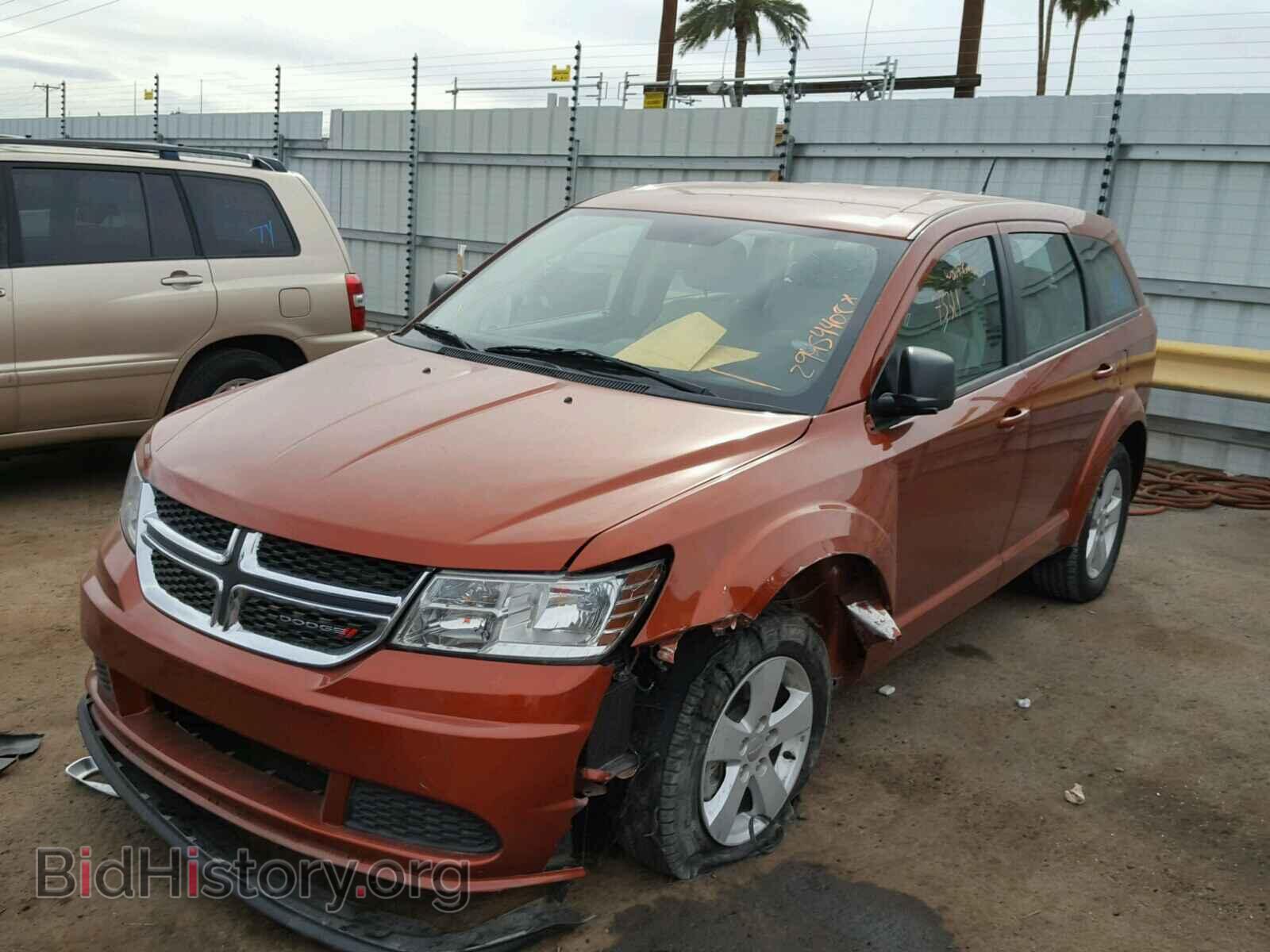 2013 DODGE JOURNEY - VIN: 3C4PDCAB5DT533510 - Фото 2