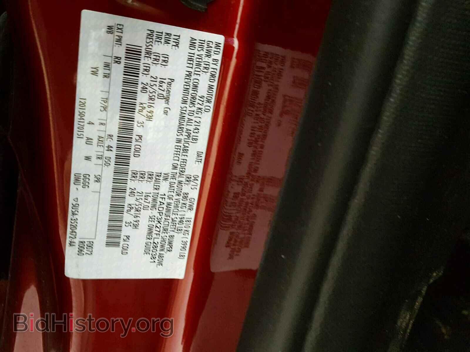 2015 FORD FOCUS - VIN: 1FADP3K27FL280381 - Photo 10