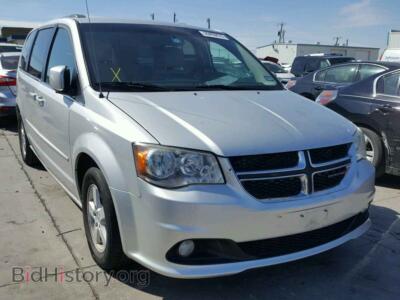 2011 Dodge CARAVAN Grand Cara, серебристый — VIN 2D4RN5DG8BR755695, Copart