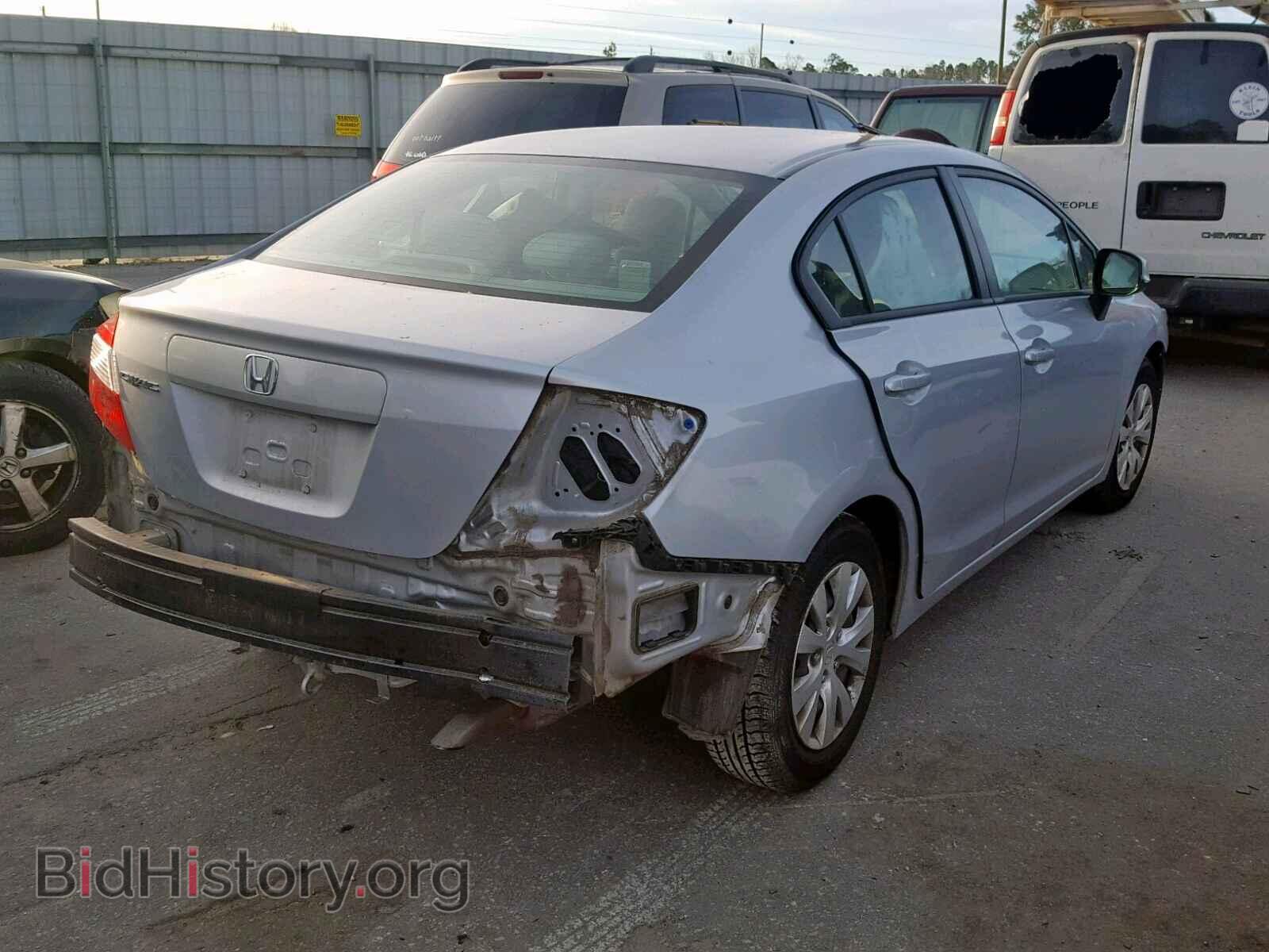 2012 HONDA CIVIC LX - VIN: 2HGFB2F59CH578909 - Фото 4