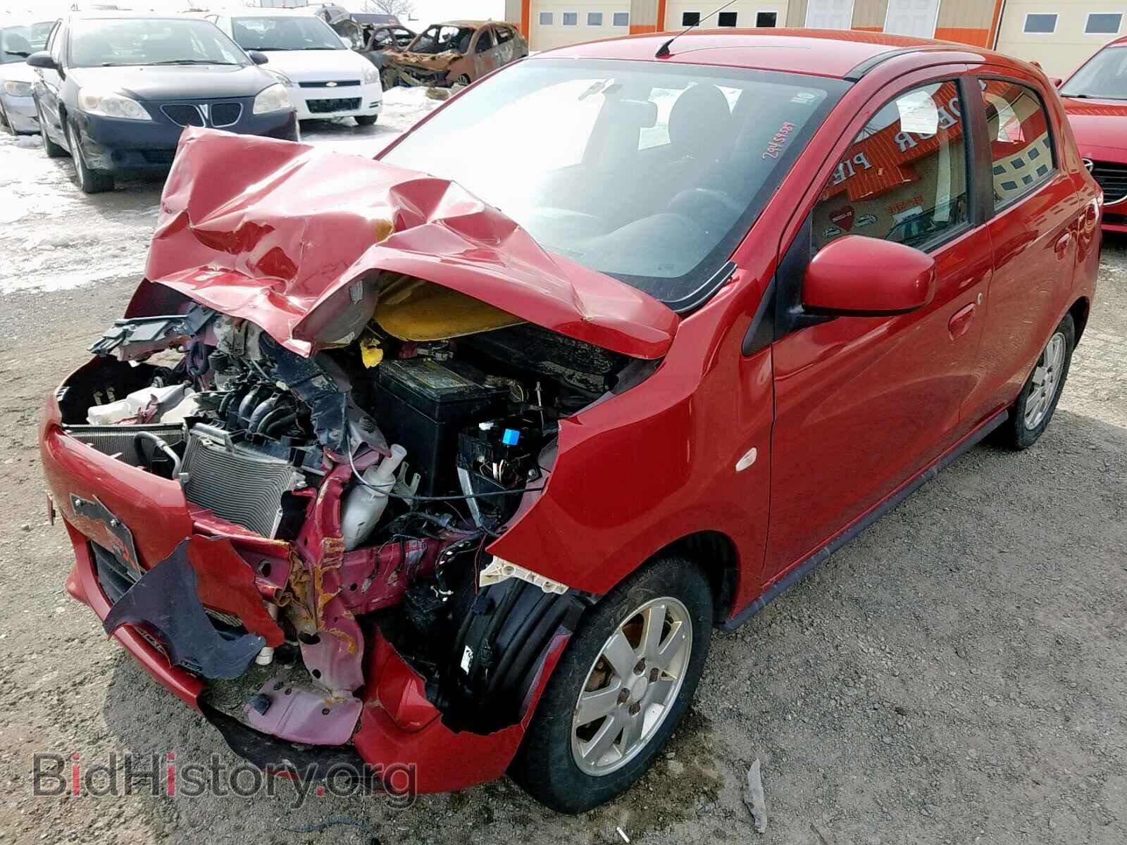 2014 MITSUBISHI MIRAGE - VIN: ML32A4HJ0EH016060 - Фото 2
