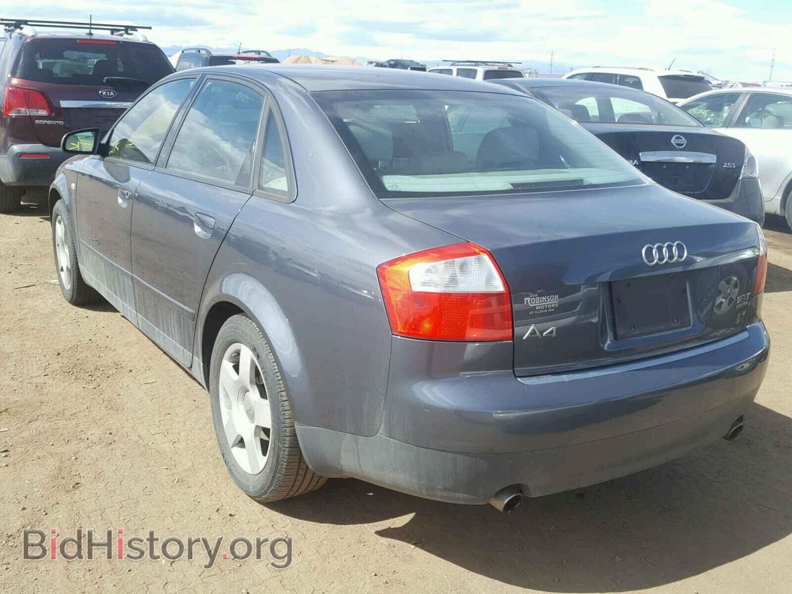 2002 AUDI A4 - VIN: WAULC68E62A228859 - Фото 3