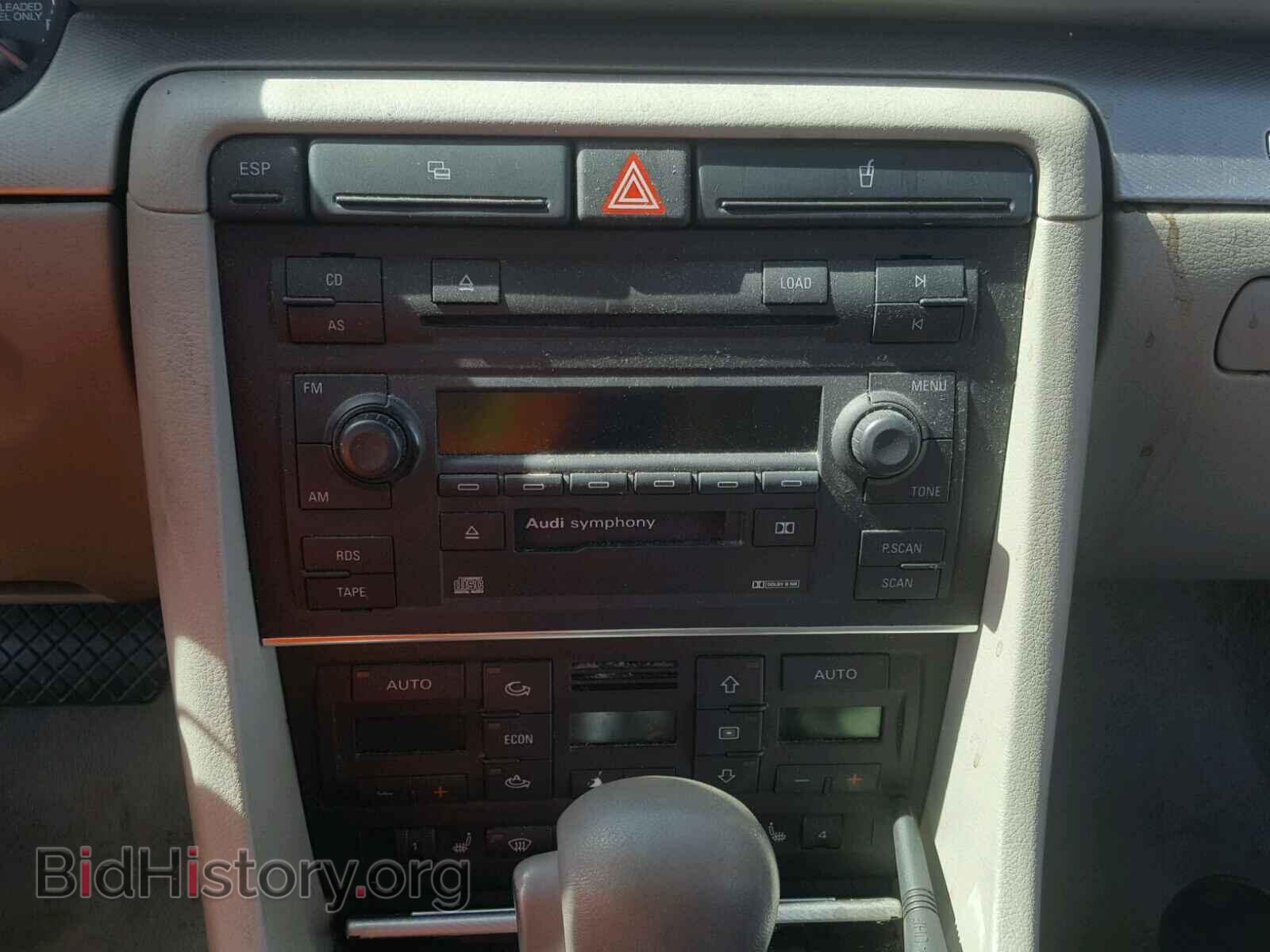 2002 AUDI A4 - VIN: WAULC68E62A228859 - Фото 9