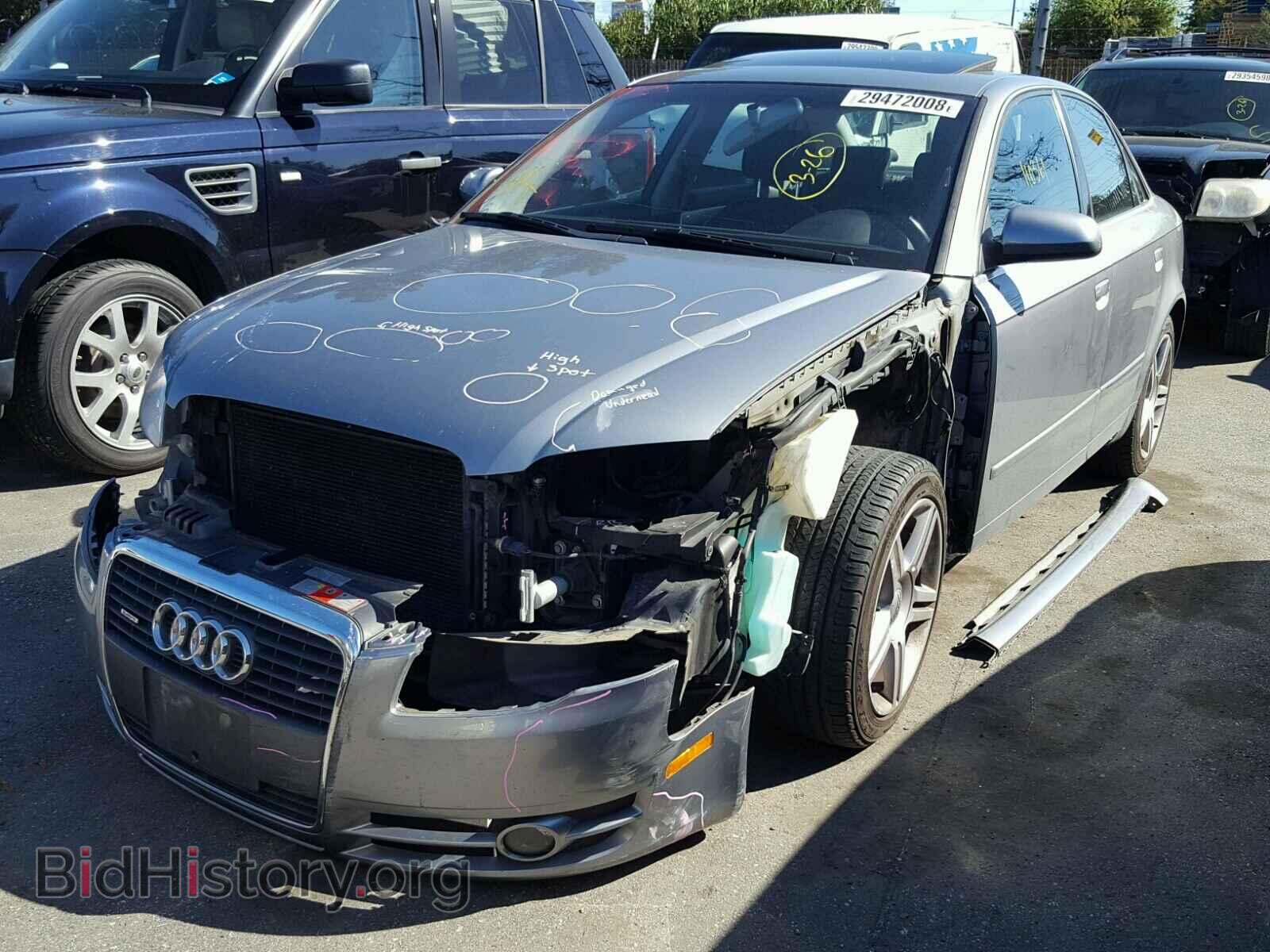 2007 AUDI A4 - VIN: WAUDF78E67A233178 - Фото 2
