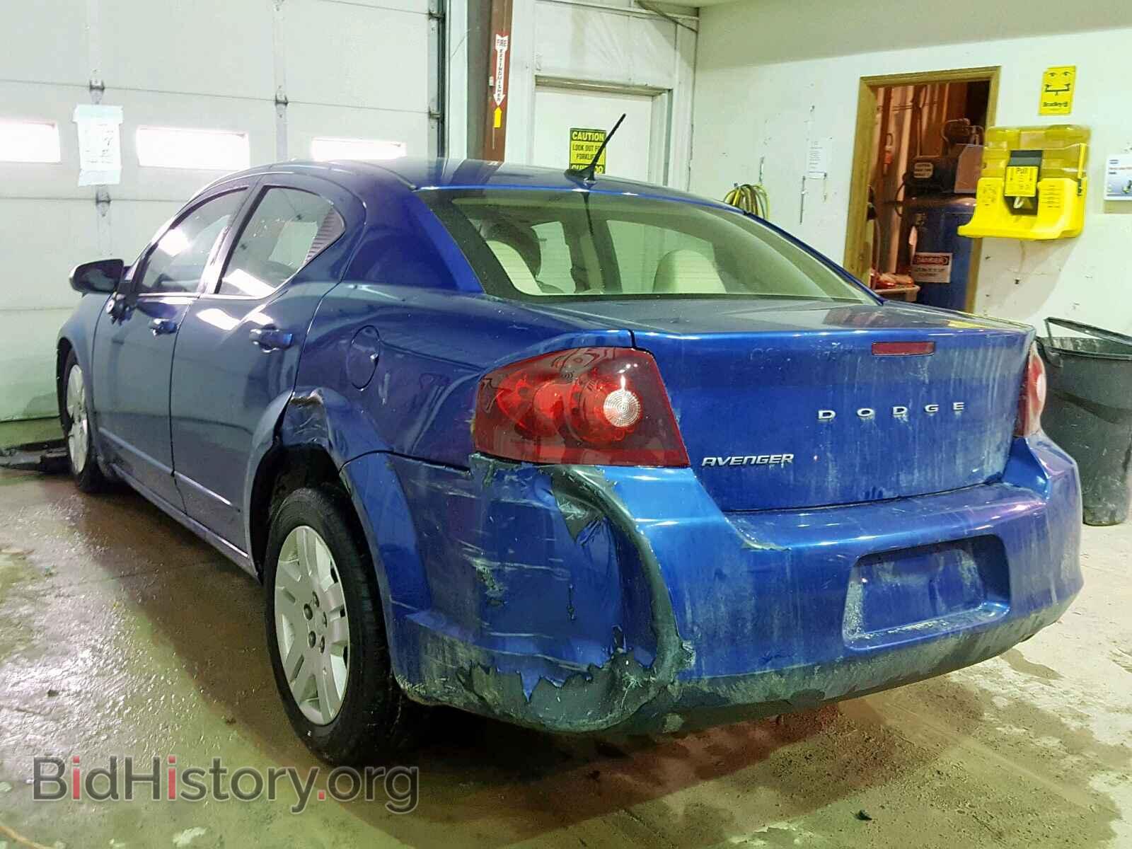 2013 DODGE AVENGER - VIN: 1C3CDZAB0DN773246 - Фото 3