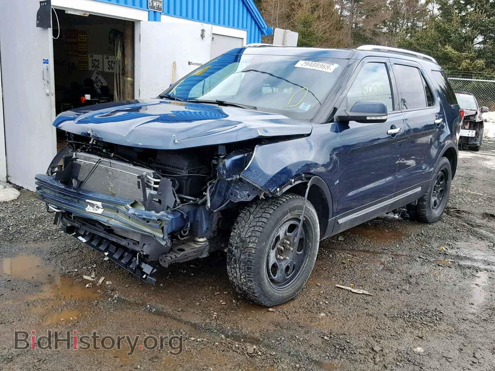 2017 FORD EXPLORER L - VIN: 1FM5K8F86HGE30898 - Фото 2