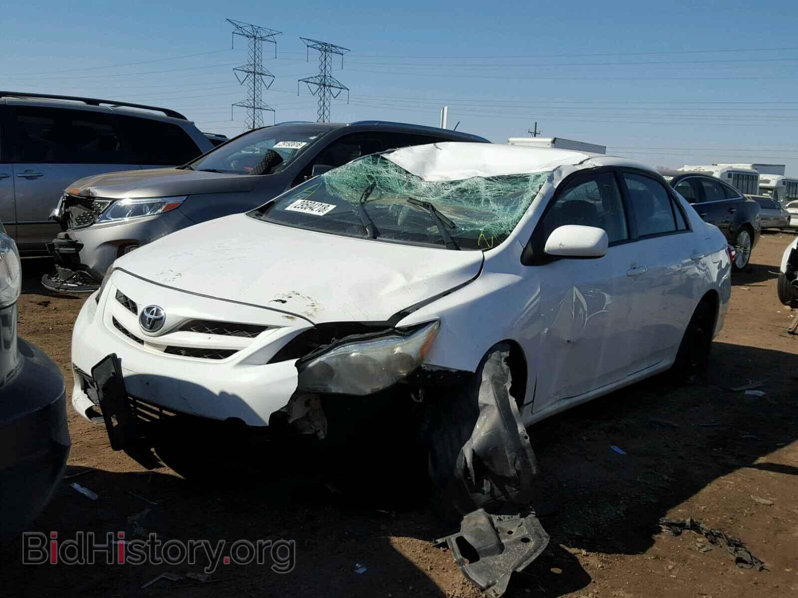2011 TOYOTA COROLLA BA - VIN: 2T1BU4EE8BC595763 - Фото 2