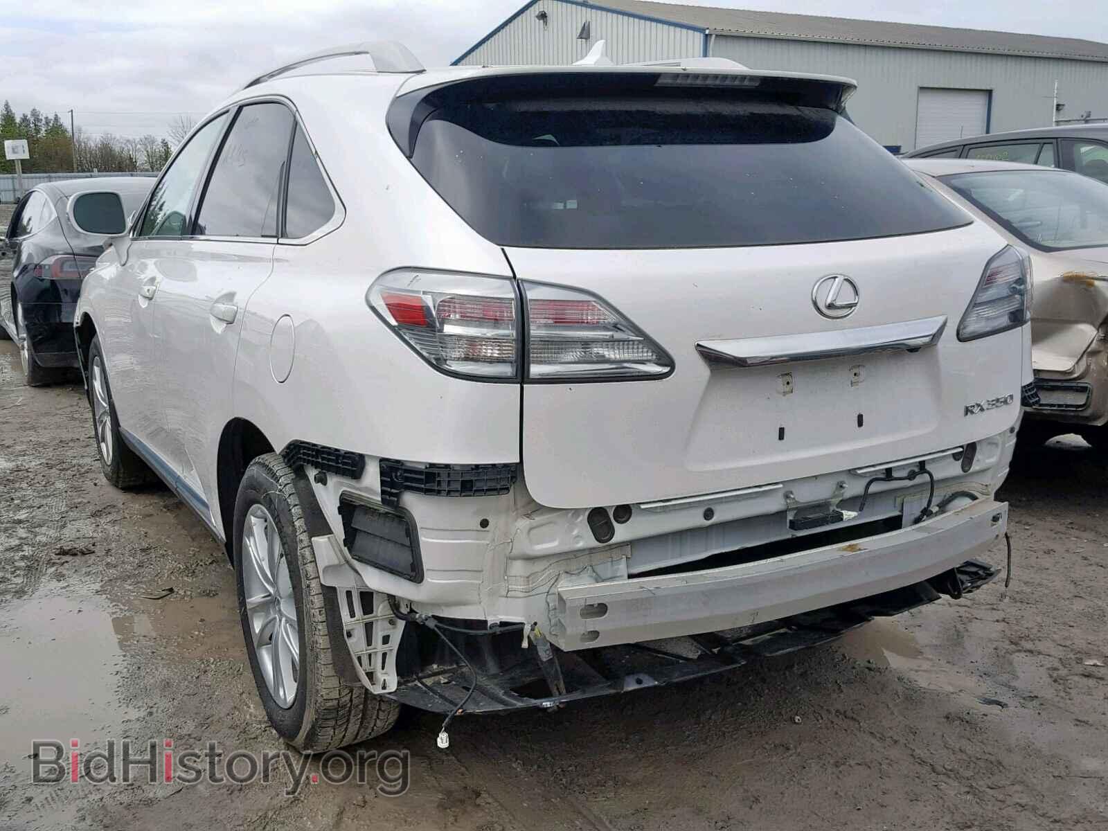 2012 LEXUS RX 350 - VIN: 2T2BK1BA3CC136031 - Фото 3
