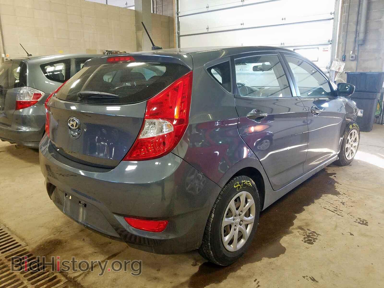 2013 HYUNDAI ACCENT - VIN: KMHCT5AE6DU068583 - Фото 4