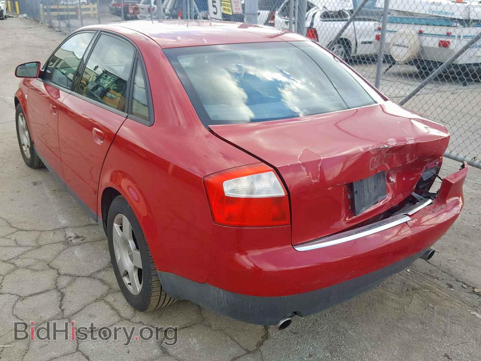 2002 AUDI A4 - VIN: WAULC68E62A307450 - Фото 3