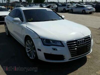 2012 Audi A7 A7 Premium, white — VIN WAUYGAFC6CN053635, Copart