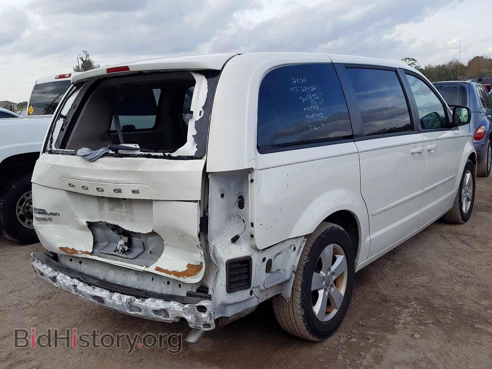 2013 DODGE CARAVAN - VIN: 2C4RDGBG2DR561911 - Фото 4