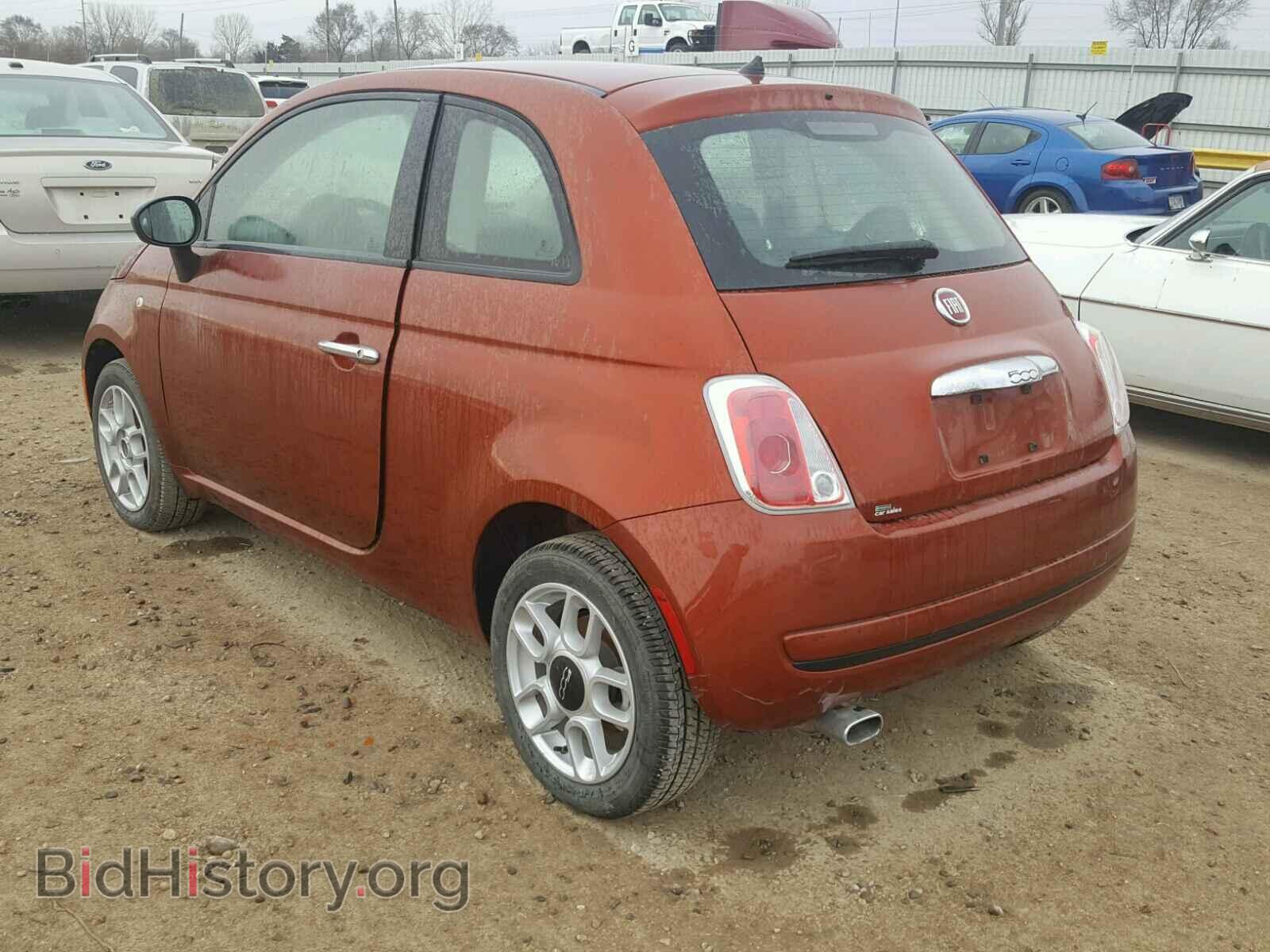 2015 FIAT 500 - VIN: 3C3CFFAR8FT657186 - Фото 3