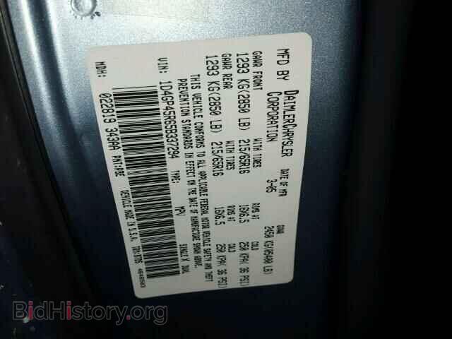 2005 DODGE CARAVAN - VIN: 1D4GP45R65B337294 - Фото 10