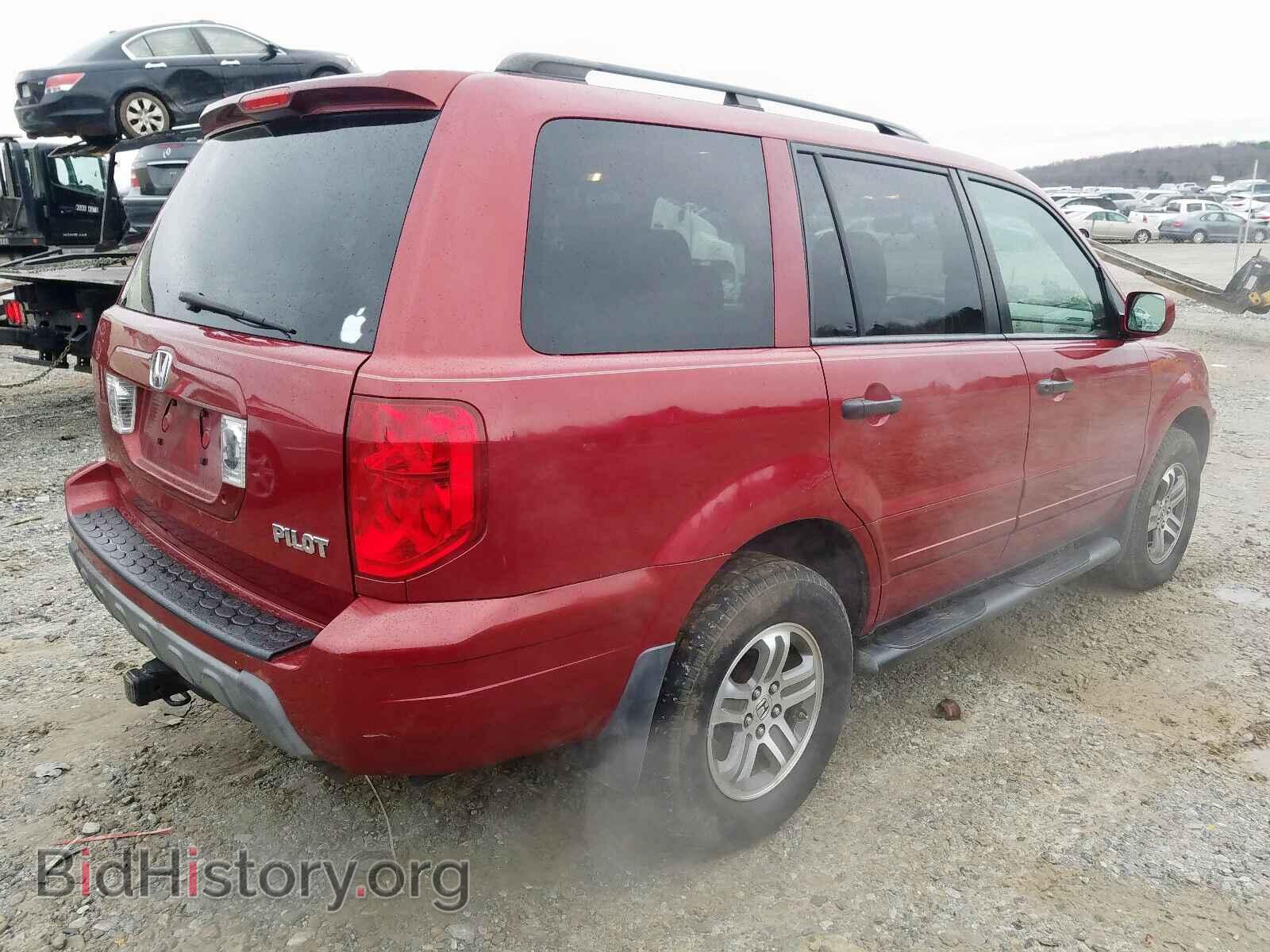 2005 HONDA PILOT - VIN: 5FNYF18445B010618 - Фото 4