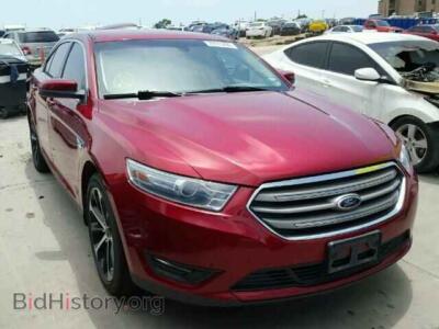 2014 Ford TAURUS Taurus SEL, red — VIN 1FAHP2E86EG108832, Copart