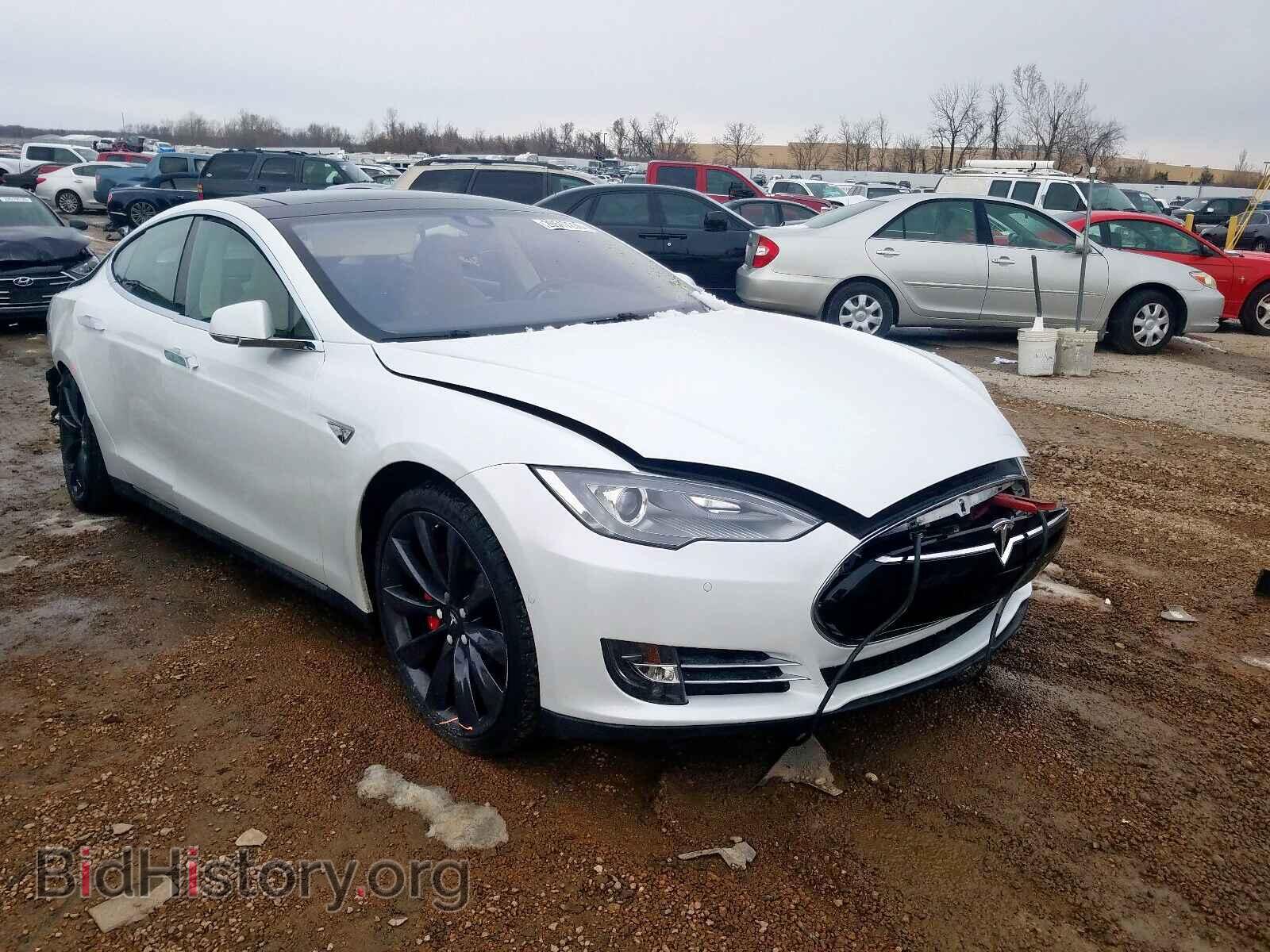 Photo 5YJSA1H16EFP59592 - TESLA MODEL S 2014