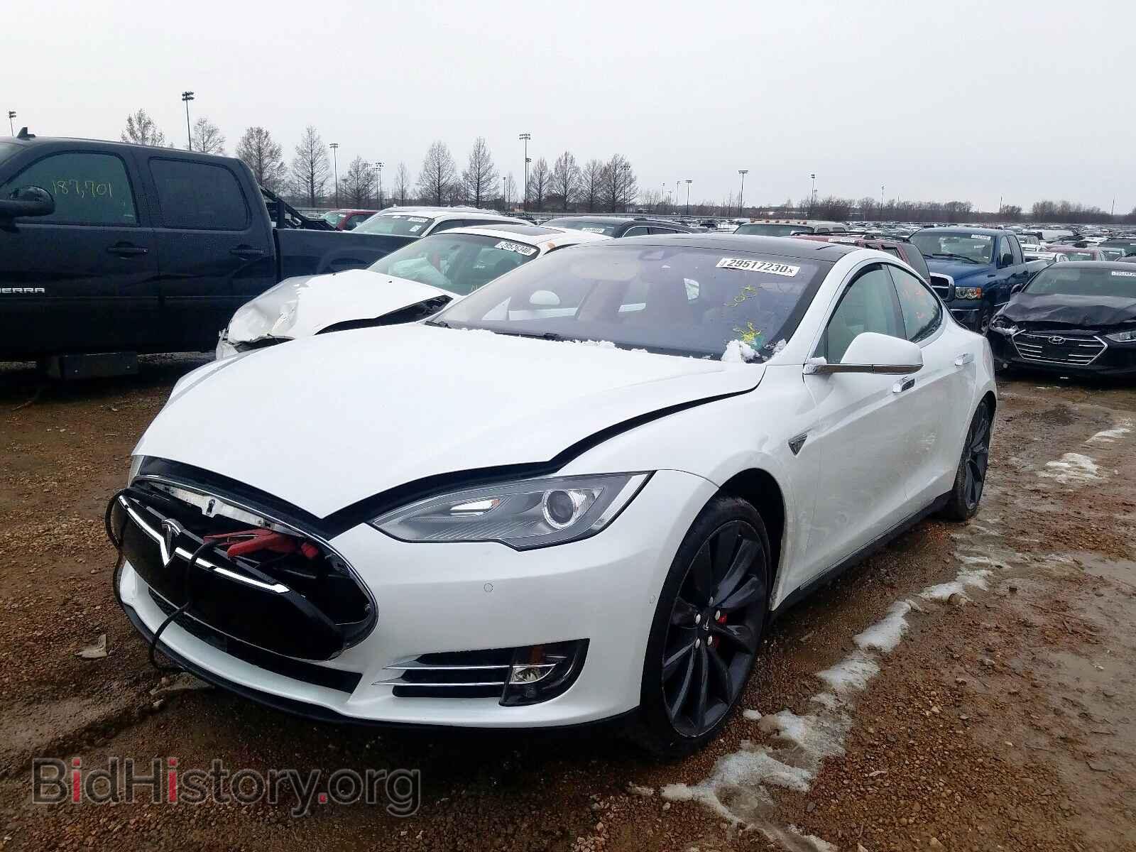 2014 TESLA MODEL S - VIN: 5YJSA1H16EFP59592 - Photo 2