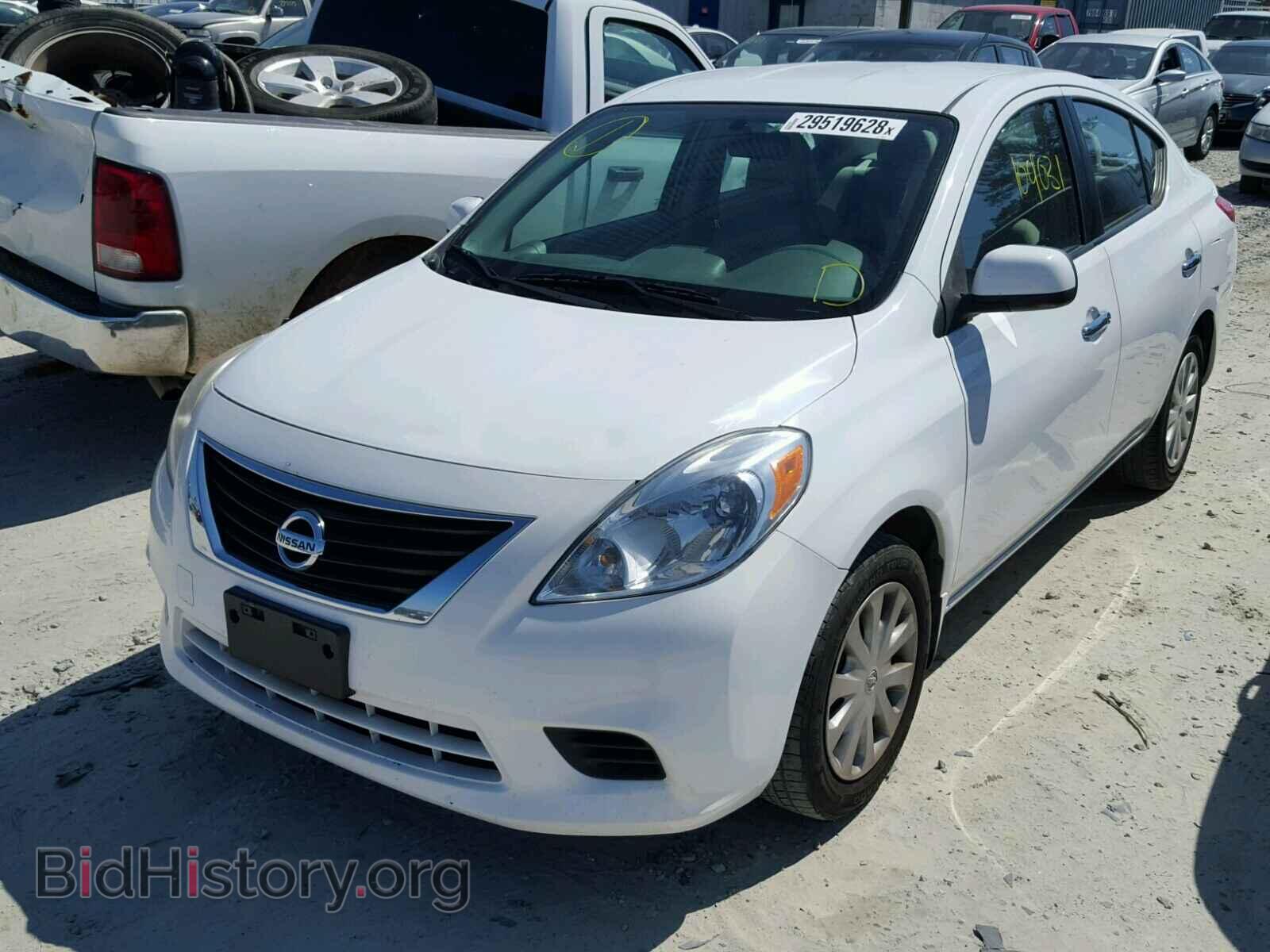 2012 NISSAN VERSA - VIN: 3N1CN7AP1CL906848 - Фото 2