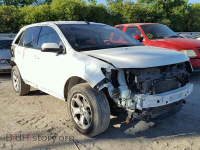2013 Ford EDGE Edge SEL, белый — VIN 2FMDK3JC2DBB75775, Copart