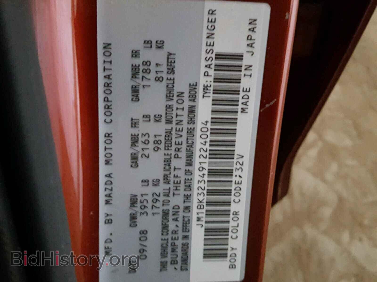 2009 MAZDA 3 S - VIN: JM1BK323491224004 - Фото 10
