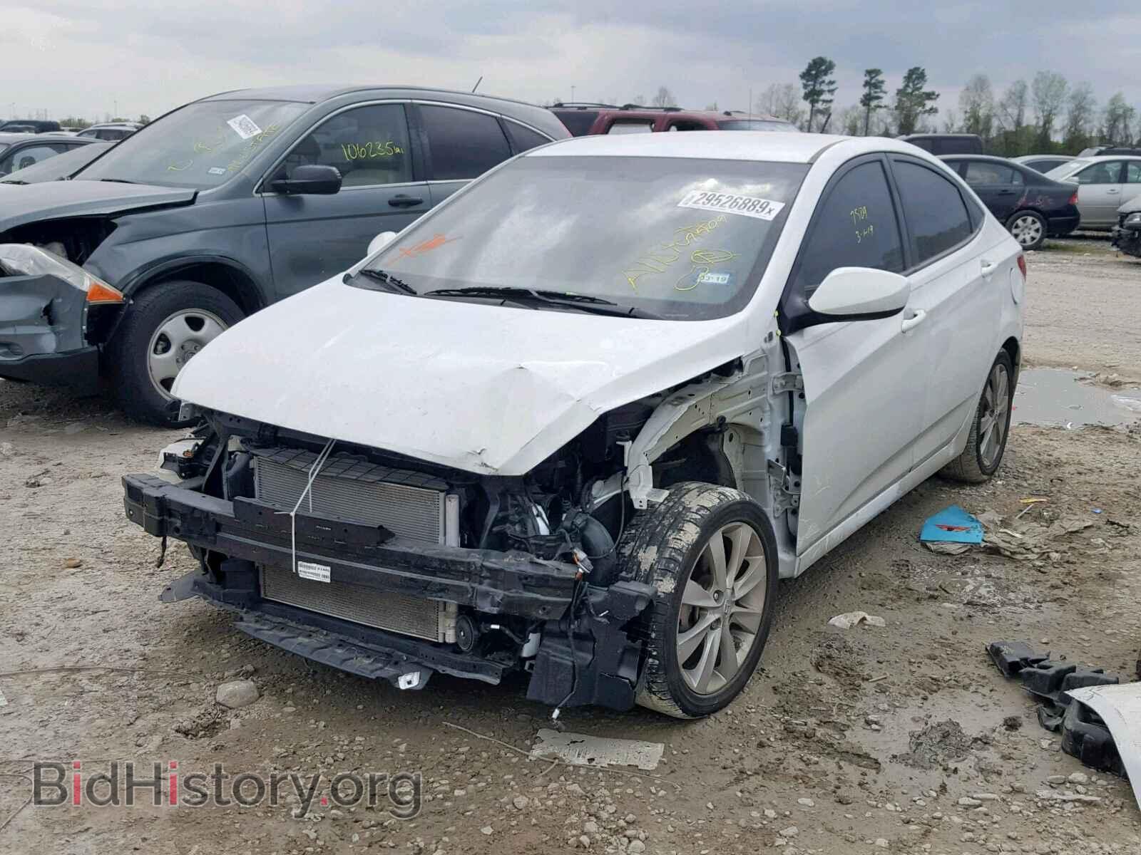 2013 HYUNDAI ACCENT - VIN: KMHCU4AEXDU427005 - Фото 2